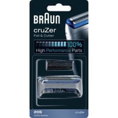 BRAUN Náhradný diel kompatibilný s holiacimi strojčekmi CrZZer, BRAUN 20S Silver