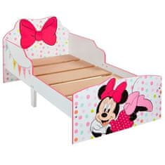 Disney Minnie Mouse, detská postieľka 70x140 cm s úložným priestorom pod posteľou