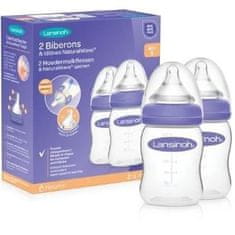 Lansinoh LANSINOH Natural Wave PP dojčenská fľaša 2x160ml, bez BPA/BPS