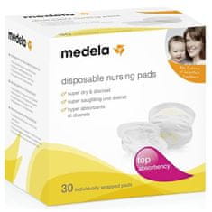 VERVELEY MEDELA Safe & Dry Ultra absorpčné jednorazové dojčiace vložky x30