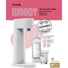 VERVELEY MYSODA Soda Machine Woody White, 1 fľaša 1 l, 1 fľaša CO2