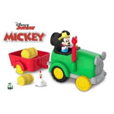VERVELEY Mickey, Traktor a príves s 1 7,5 cm figúrkou a príslušenstvom, Hračka pre deti od 3 rokov, MCC05