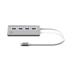 VERVELEY Mobility Lab, ML311821, USB-C rozbočovač s valcom 4 porty USB 3