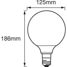 shumee LEDVANCE SMAR + Bluetooth Gold Globe žiarovka, 60 W, E27, variabilný výkon