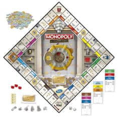 Monopoly Monopoly Safe, stolová hra pre rodinu a deti, 2-6 hráčov, od 8 rokov, obsahuje trezor