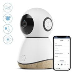 Maxi-Cosi MAXI-COSI Connected see video monitor, 1080p HD kamera, denné a nočné videnie, obojsmerný rozhovor, integrovaný zvuk