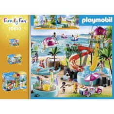 Playmobil PLAYMOBIL, 70610, Bazén s vodnými tryskami