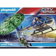 Playmobil PLAYMOBIL, 70569, Policajný vrtuľník a výsadkár