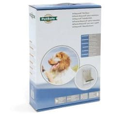PetSafe PETSAFE Staywell hliníková zárubňa, biela, pre mačky a psy do 18 kg