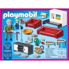 Playmobil PLAYMOBIL 70207, Obývacia izba s krbom