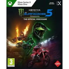 VERVELEY Oficiálna videohra Monster Energy Supercross 5 pre konzoly Xbox One / Xbox Series X