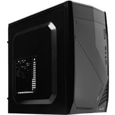 Aerocool PC skrinka AEROCOOL, Mini Tower, formát Micro-ATX, bez zdroja, čierna