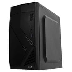 Aerocool PC skrinka AEROCOOL, Mini Tower, formát Micro-ATX, bez zdroja, čierna