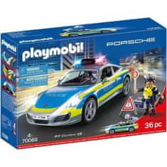 Playmobil PLAYMOBIL 70066, Porsche 911 Carrera 4S Police, novinka pre rok 2020