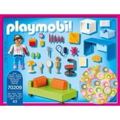 Playmobil PLAYMOBIL 70209, Detská izba s rozkladacím gaučom