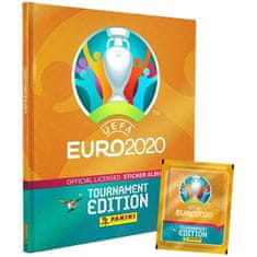 VERVELEY Samolepky UEFA EURO 2020 Tournament Edition 2021, sada 10 obalov + album zdarma