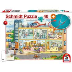 VERVELEY Puzzle, So stetoskopom, SCHMIDT SPIELE, V detskej nemocnici, 40 dielikov