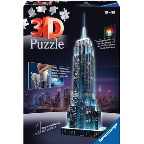 shumee RAVENSBURGER 3D puzzle Empire State Building Night Edition 216 ks