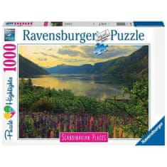 VERVELEY Ravensburger, Puzzle 1000 prvkov, Fjord v Nórsku (najzaujímavejšie puzzle)