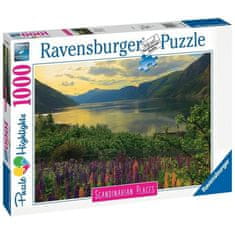 VERVELEY Ravensburger, Puzzle 1000 prvkov, Fjord v Nórsku (najzaujímavejšie puzzle)