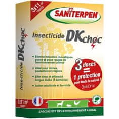 Saniterpen SANITERPEN Koncentrovaný insekticíd DK, Na ustajnenie, chov a prepravu domácich zvierat, 3x60 ml