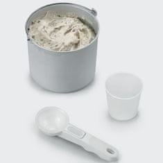 SEVERIN SEVERIN EZ7405 Sorbetiere Yogurt Maker 2 v 1, Inovatívna funkcia na výrobu zmrzlinových sorbetov a jogurtov / brúsená nerezová oceľ