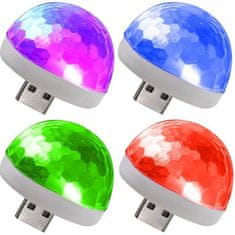 VERVELEY Svetelný a tmavý EVENT 4 Astro USB 4 x 0,5 W RGB s USB konektorom