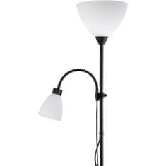 VERVELEY Stojaca lampa na čítanie Betty 2 tienidlá ABS Kovová základňa L. 20 x Š 20 x V 176 cm INTERNATIONAL DESIGN