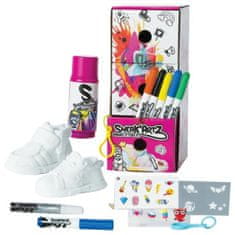 shumee Sneak'Artz Shoebox, 2 prispôsobiteľné tenisky + príslušenstvo, náhodný model