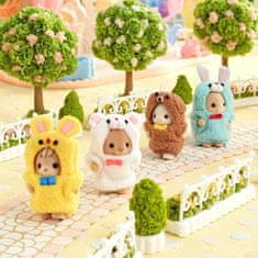 VERVELEY Sylvanian Families, Detské duo oblečené ako králik a pes