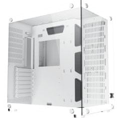 VERVELEY XIGMATEK Aquarius Plus Arctic ARGB (White), Skriňa bez zdroja, Mid tower, formát ATX