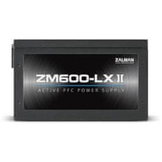 Zalman ZALMAN, ZM600-LX II, 600W, nemodulárny napájací zdroj