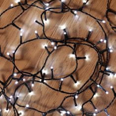 Lotti XmasKING LED vianočné vonkajšie svetelné reťaze, studená biela, 12,5 m