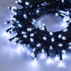 Lotti XmasKING LED vianočné vonkajšie svetelné reťaze, studená biela, 12,5 m