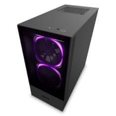 VERVELEY Tvrdené sklo NZXT H510 Elite USB 3.1 RGB Matt Black