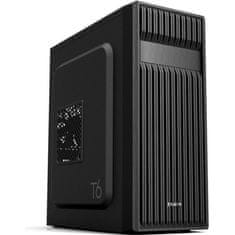 VERVELEY ZALMAN T6 Black, Šasi bez zdroja, Medium tower, formát ATX