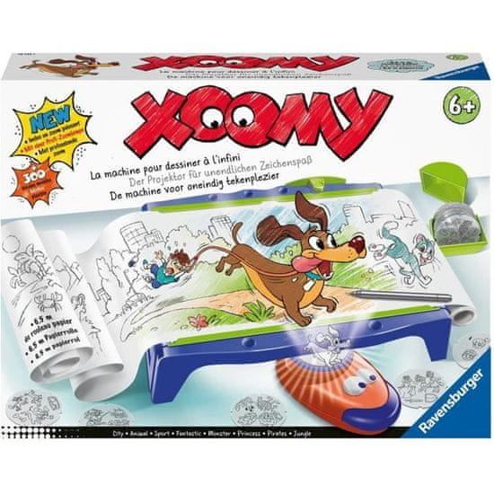 Ravensburger Xooms maxi s rolkou, Ravensburger, Kreatívne koníčky, Dielňa kreslenia, Maxi box, Od 6 rokov