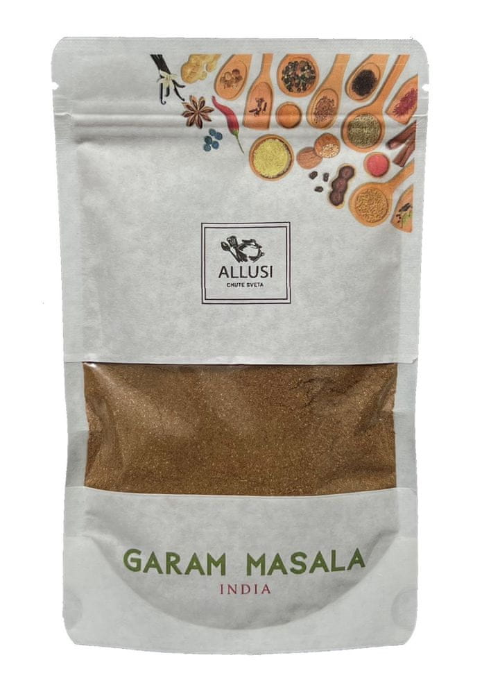 Allusi Food Koreninová zmes Garam Masala - India, 54g