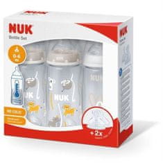 Nuk Súprava fliaš NUK FC+, Regulácia teploty, 3 fľaše + 2 cumlíky