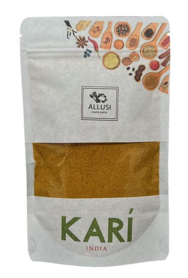 Allusi Food Koreninová zmes Karí - India, 56g