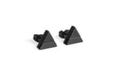 BeWooden dámske náušnice s dreveným detailom Nox Earrings Triangle univerzálna