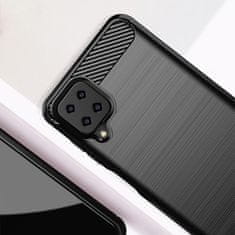 FORCELL Obal / kryt pre Samsung Galaxy A12 čierny - Carbon Case