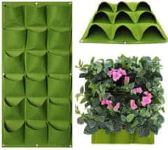 Rourke Rourke 3K - textilný kvetináč na pestovanie zeleniny - zelený