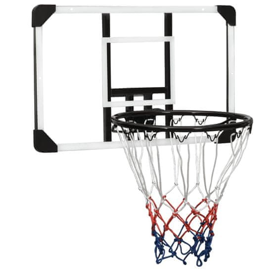 shumee Basketbalová doska priehľadná 71x45x2,5 cm polykarbonát