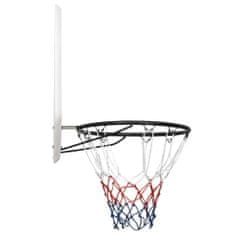 Vidaxl Basketbalová doska biela 90x60x2 cm polyetén