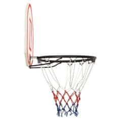 shumee Basketbalová doska biela 71x45x2 cm polyetén