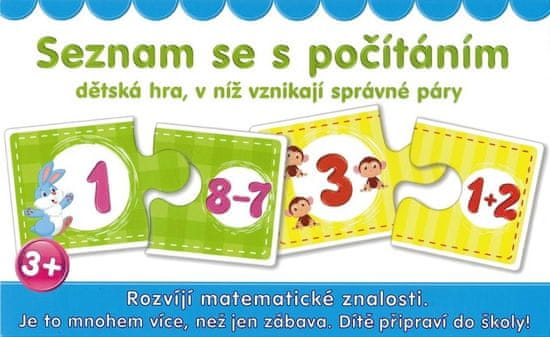 DOHÁNY Puzzle dvojice Zoznam sa s počítaním