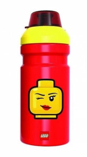 LEGO Fľaša ICONIC Girl - žltá/červená