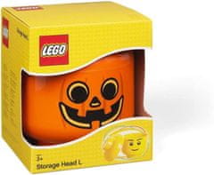 LEGO Úložný box hlava (veľkosť L) - tekvica