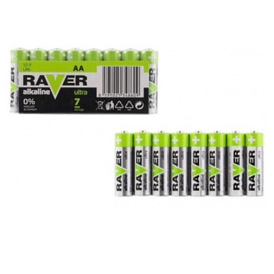 Raver Baterie Raver LR6/AA 1,5 V alkaline ultra 8ks